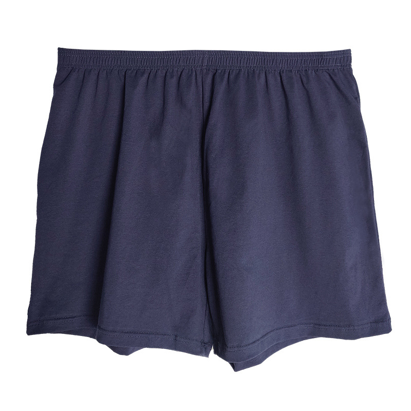 Calzoncillos bóxer de algodón puro para hombre, transpirables y holgados, de cintura media, ropa interior de talla grande al por mayor que se pueden usar en exteriores, de cintura media.