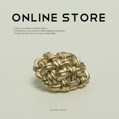 MOSN Little Fragrance Traditional Chinese Style Woolen Mesh Button Suit Decorative Buttons Shirt Cardigan Coat Knob Overcoat Button