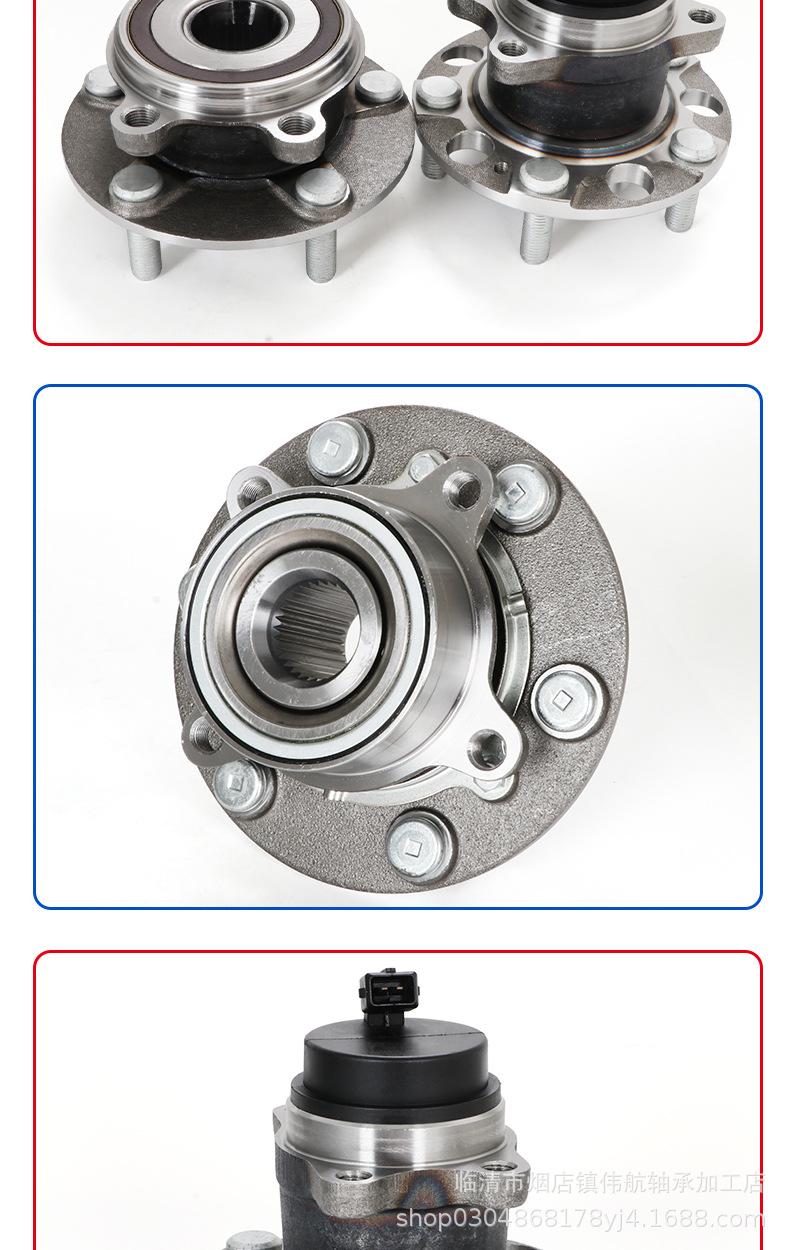 Suitable for Toyota Hiace car wheel hub unit 43560-26010 54KWH02 car wheel hub bearing factory