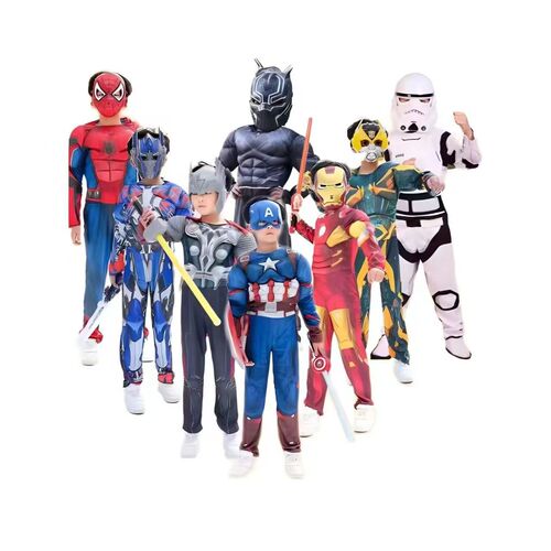 Halloween cos costumes Iron Man Hulk captain Optimus Prime i Spider Iron Man children's costumes