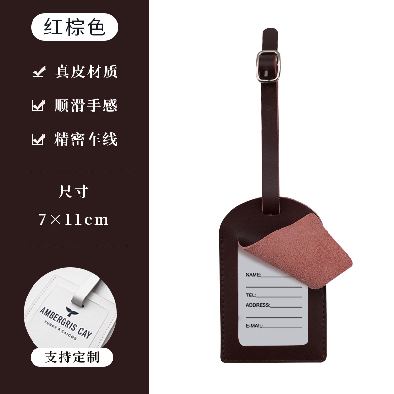 Transfronterizo spot al por mayor personalizado LOGO etiqueta de viaje pasaporte portapasaporte de cuero tarjeta de equipaje