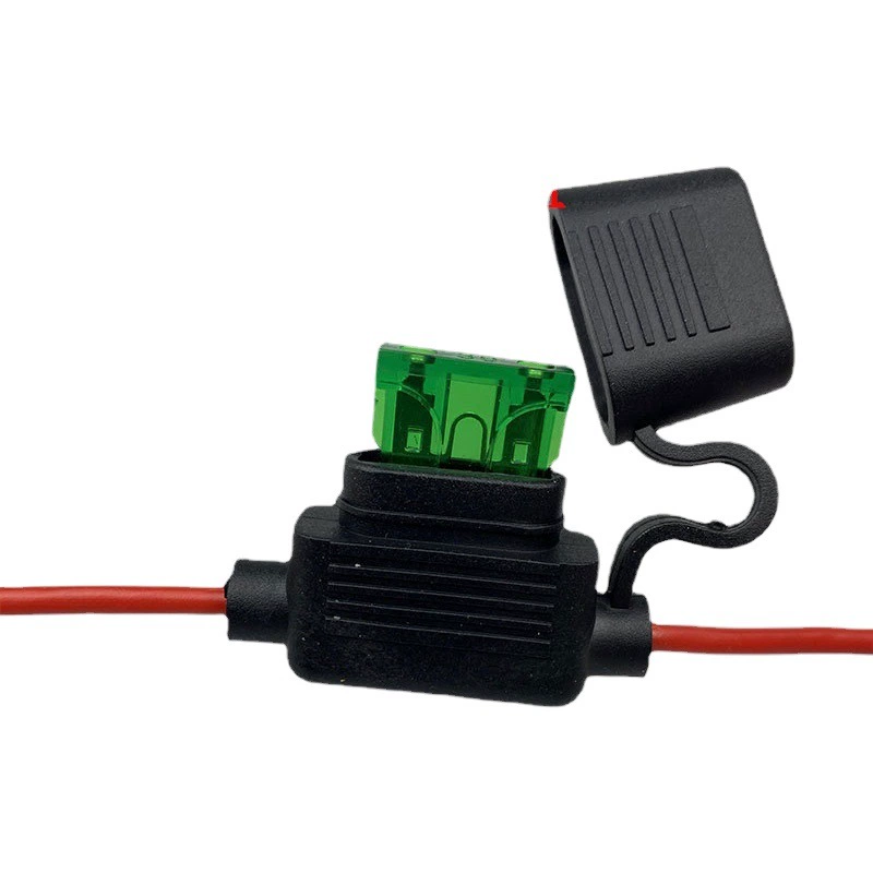 Автомобильный Держатель предохранителя Водонепроницаемый 12V24V Универсальный Чистый медный Средний мотоцикл модифицированный предохранитель 30a20a15a