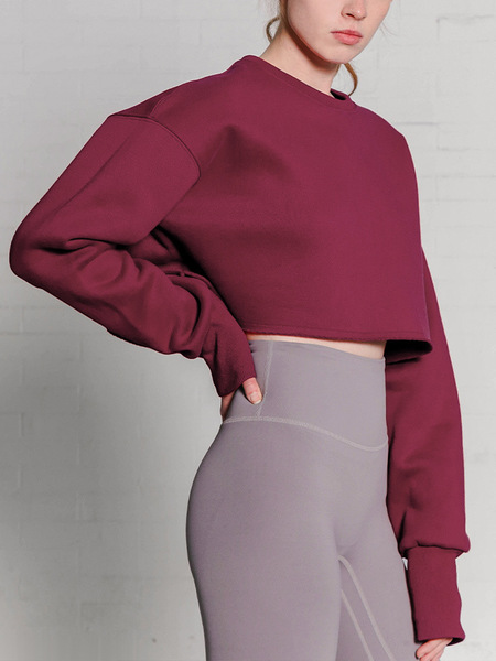 short sweatshirt