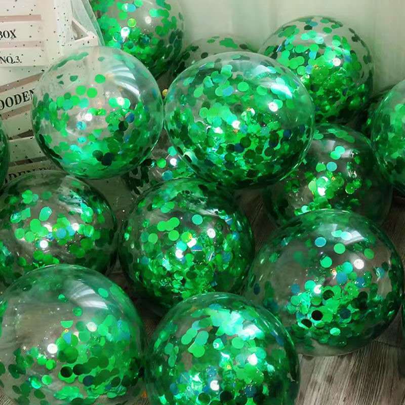 Promoción de la boda globo de lentejuelas fiesta de cumpleaños de oro decoración de la boda Día de San Valentín chino decoración de Navidad globo de confeti