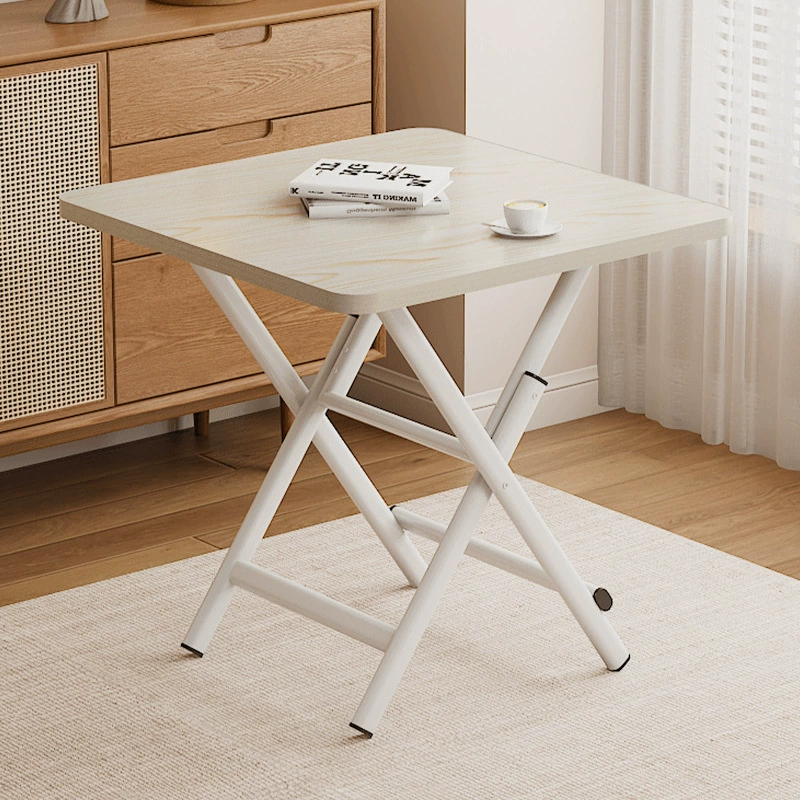 Складной стол Обеденный стол Квадратный стол Домашний простой столик Обеденный стол на открытом воздухе Складные столы и стулья Небольшой дом для аренды