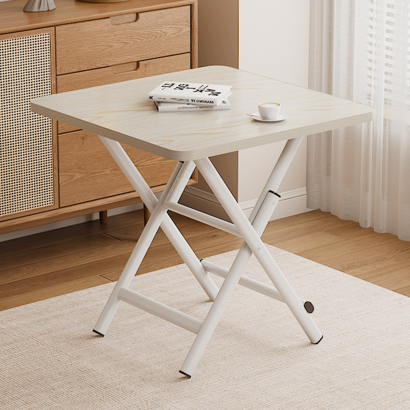 Folding Table Dining Table Square Table Household Simple Dining Table Outdoor Stall Folding Table and Chair Small Apartment Rental House