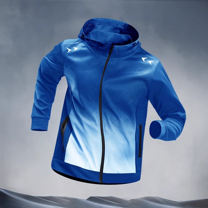 Chaqueta azul colorida "Running Fitness Fast-Dry"