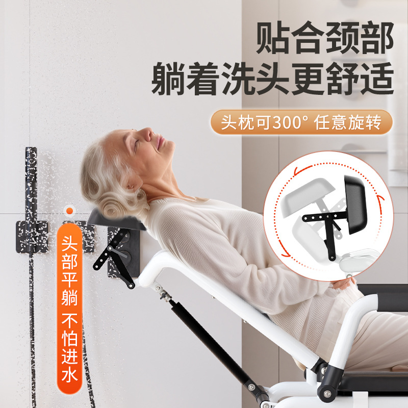 silla de inodoro interior para ancianos con ruedas silla de baño para adultos acostados silla de baño para pacientes inodoro móvil