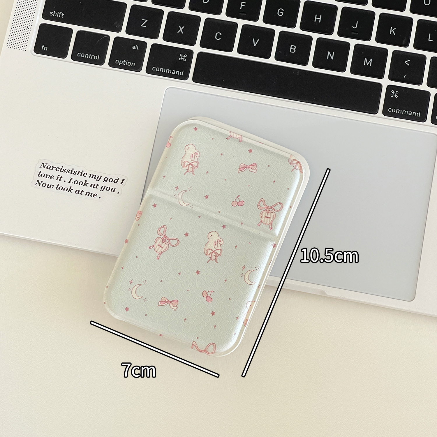 Espejo de dibujos animados, espejo de tocador de escritorio para el hogar, espejo de maquillaje plegable portátil para la oficina del dormitorio de estudiantes