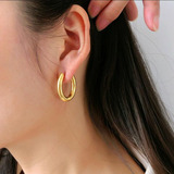 Ретро складные серьги, французский стиль, простой и элегантный дизайн, изысканный стиль, популярно в интернете