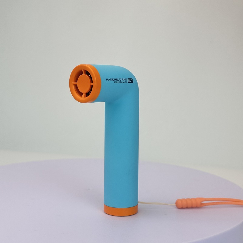 新しいハンドヘルド小型ファン、小型ポータブルミニ USB 充電ハンドヘルドストラップ化粧 4 つの速度調整強風|undefined