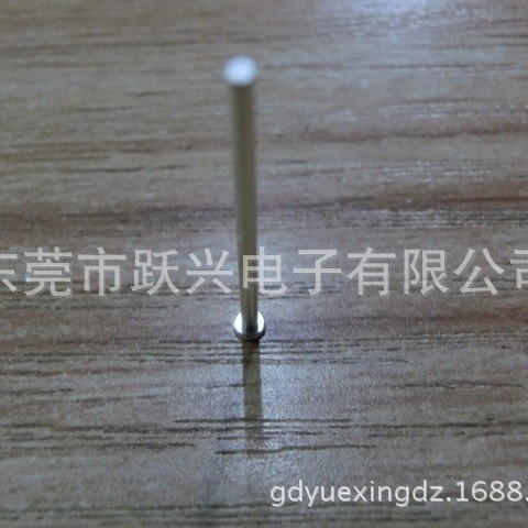 电源模块PIN针 圆导针T头针 镀锡铜包钢1.0X12X1.5mm 元件焊锡针