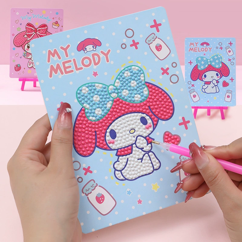 Набор для творчества «Макарон»: алмазная мозаика «шесть в одном» с подставкой, 5D стереоскопическая смоляная алмазная мозаика, оптовая продажа