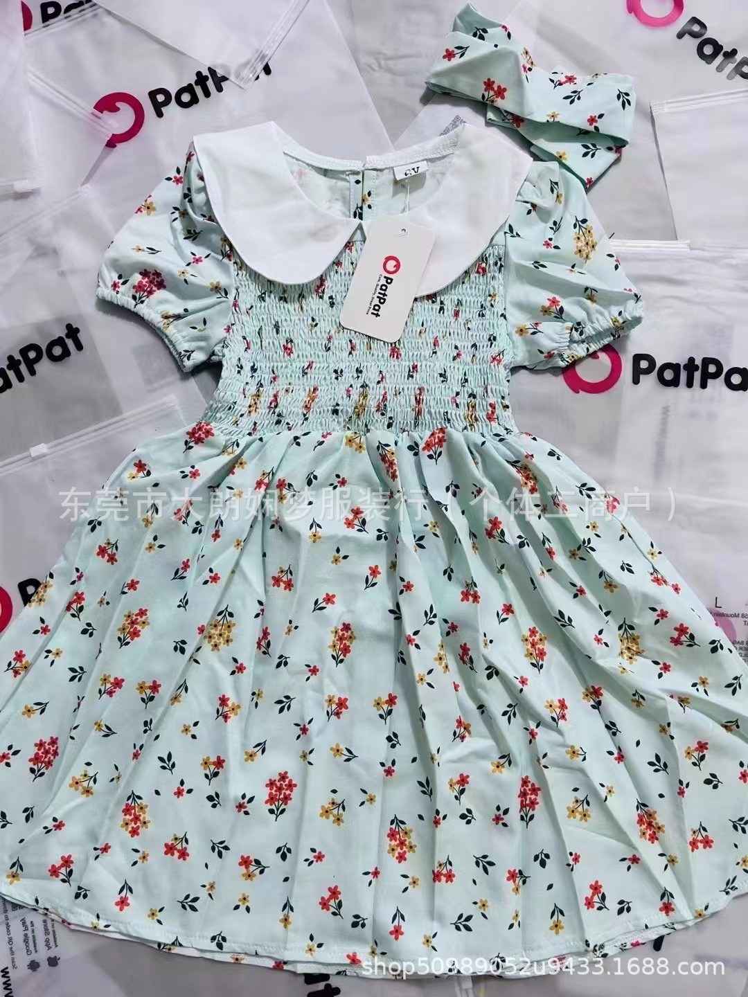 Vestido de patpat transfronterizo, vestido de ropa para niños de comercio exterior, artículos de cola variados, vestido de patpat kid