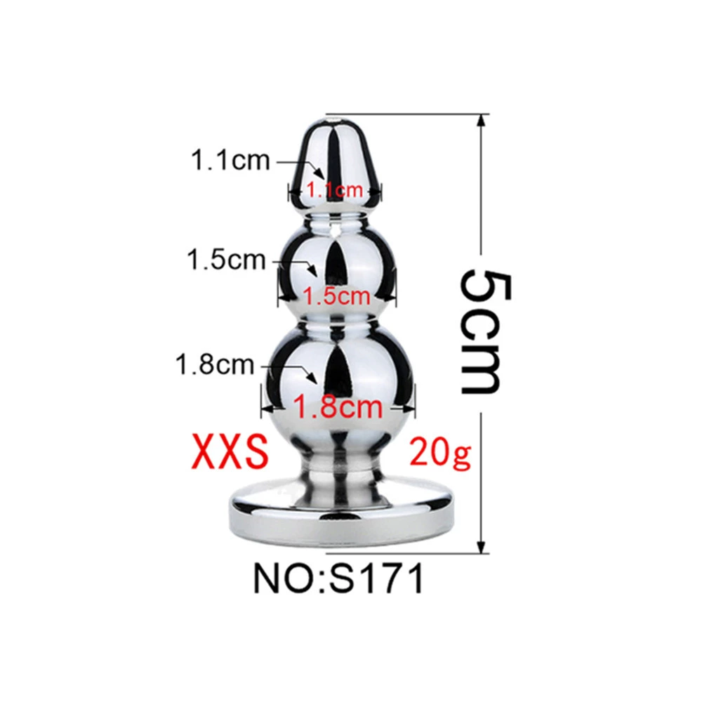 Detachable Anal Plug Heads, Silicone & Metal Options, Multiple Shapes and Sizes