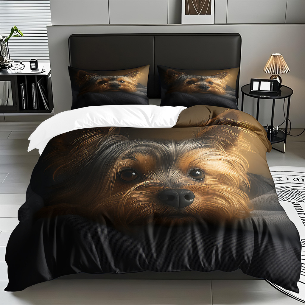 Cute perrito abrasión kit impresión digital pro-piel fabricante textil respirable venta directa soporte TEMU / JIT