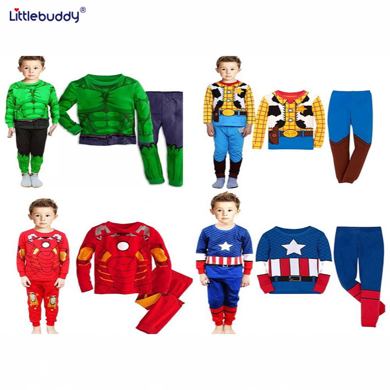Children's Clothes Clothing Children's Wear Long-sleeved suit Pajamas Underwear Warm Children's Autumn and Winter Boys