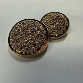3.2cm 2.6cm 锌合金四合扣 挂金 麻花花纹