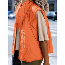M 84141LQuilted stand-collar vest ���������������ͨ�羳