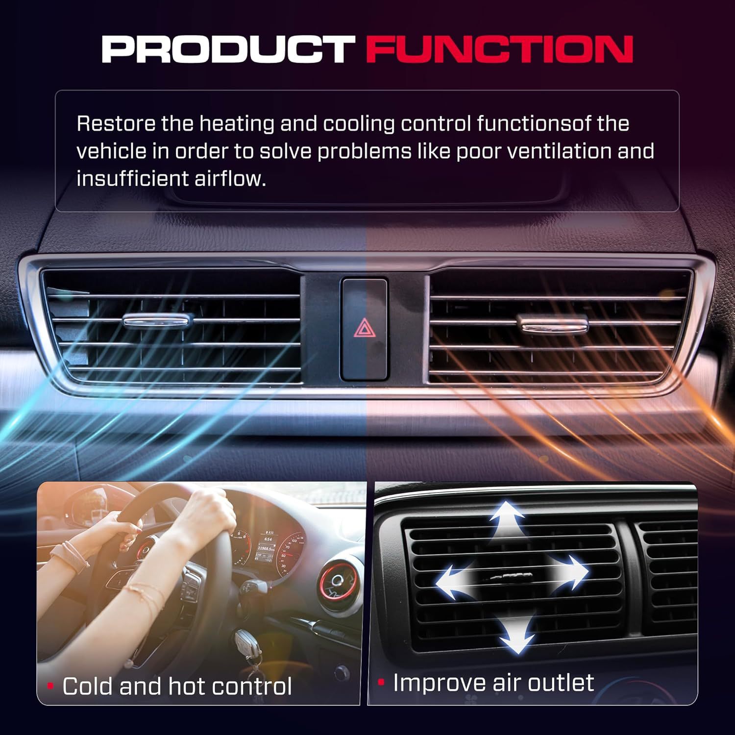 55111840Ae 55111840Ab/Ac/Ad Is Suitable for the Air Conditioning Control Panel of the Jeep Wrangler