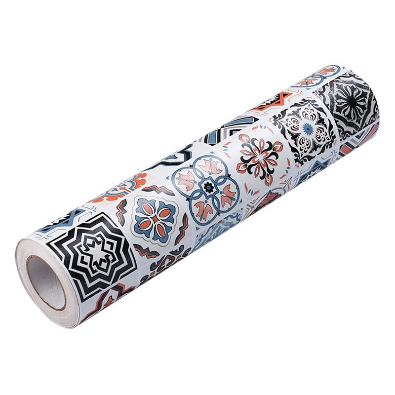 Floor Stickers Восстановленная наклейка для ванной комнаты самоклеящаяся водонепроницаемая настенная наклейка для туалета нескользящая наклейка для пола