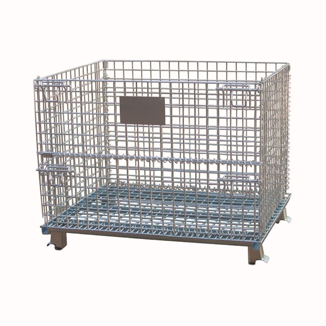 仓储笼折叠铁框货框周转铁筐快递分拣推车货筐仓库笼储物笼蝴蝶笼