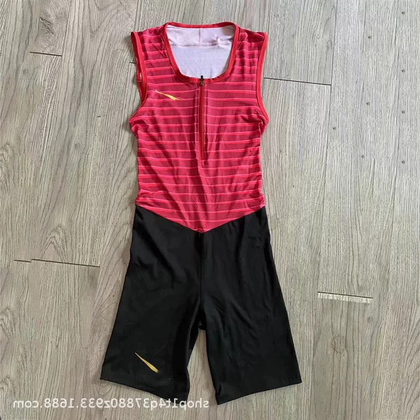 Outdoor athletics sports professional sprint tight-fitting one-piece vest for men and women training competition relay team uniform