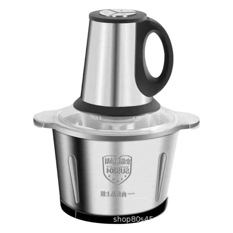 Трансграничная мясорубка бытовая многофункциональная Мясорубка большой емкости из нержавеющей стали кухонная машина электрическая начинка Мясорубка высокой мощности