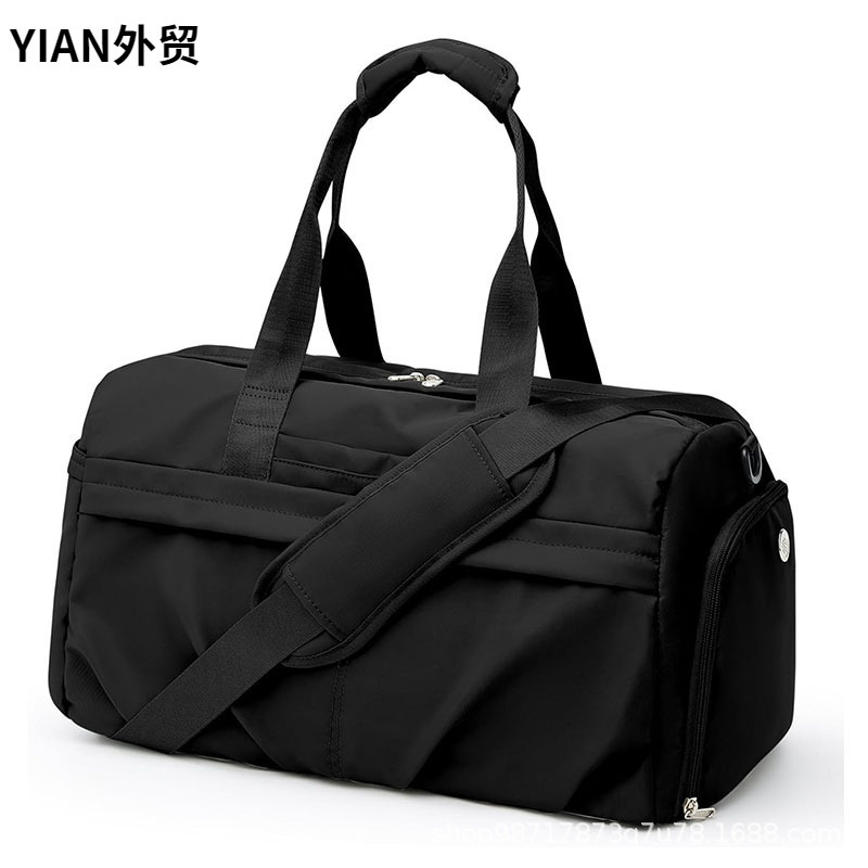 New Women's Men's Gym Bag with Shoes Compartment Sports Duffel Bag Waterproof Travel Weekend Overnight Carry-on