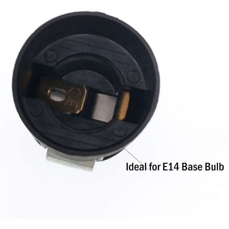 E14 soporte de tornillo soporte de la lámpara portalámparas tubo de agua titular de la lámpara vela Europea tornillo portalámparas de plástico accesorios de la lámpara de iluminación