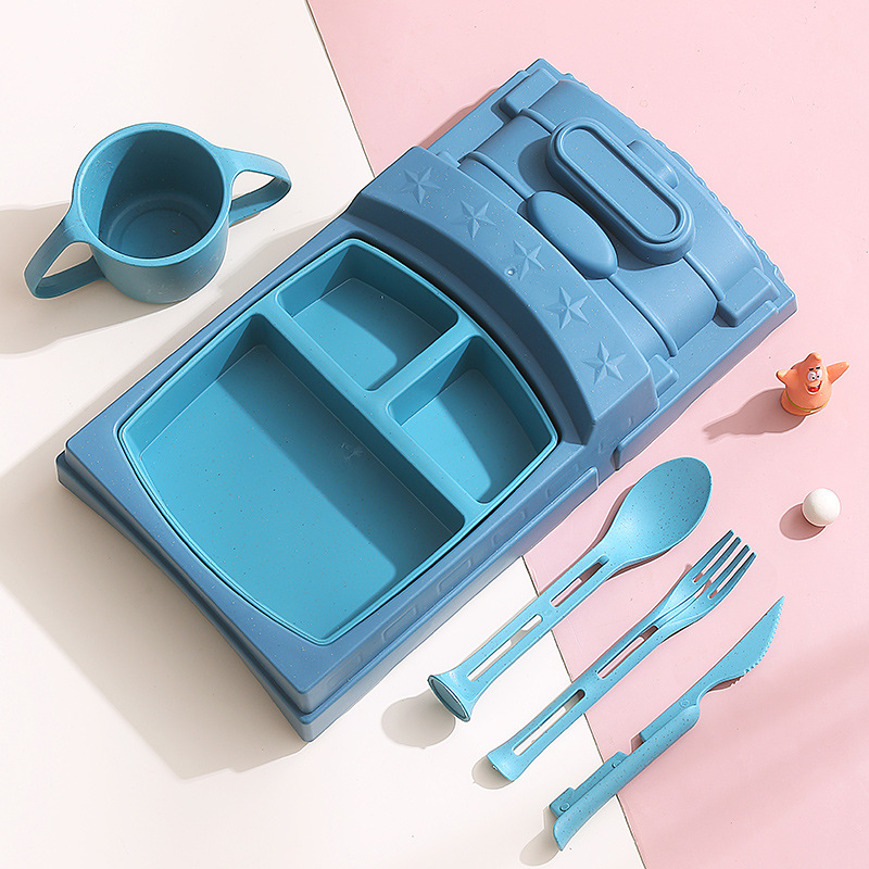 파랑-녹색 (나이프, 포크 및 스푼 컵 포함)