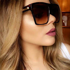 Cross-border Square European and American Style Fashion Sunglasses, Large Frame 2021 New Arrival Street-Style Oversized Sunglasses, Internet-Famous Trendy Sunglasses