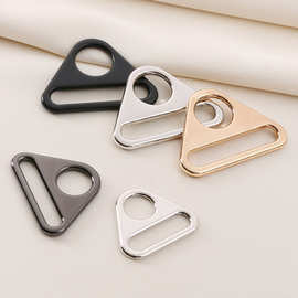 批发三角片调节扣合金圆孔扣 服饰箱包手袋金属配件肩带三角扣