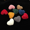 DIY Handmade Cordy Cordy Velvet Love Buckle Pochoa Caps Die DIY Flat Found Small buckle cloth buckle