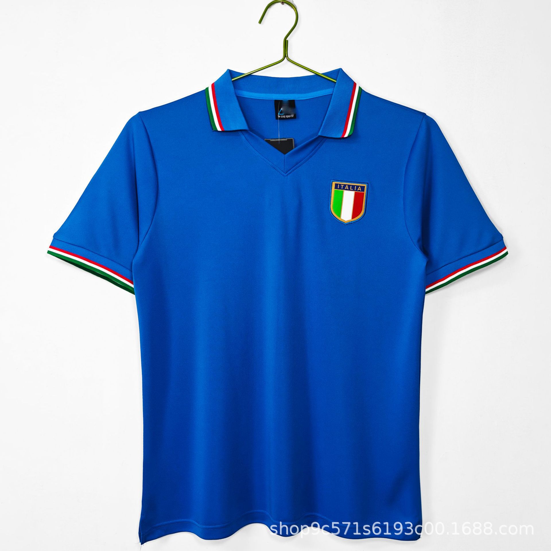 Le Coq Sportif x Italy Retro 1982 Home Jersey Blue