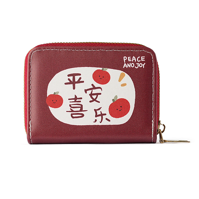 Nuevo tarjetero de dibujos animados antimagnetismo femenino pequeño y lindo, de gran capacidad, tarjeta de identificación múltiple, tarjetero, monedero