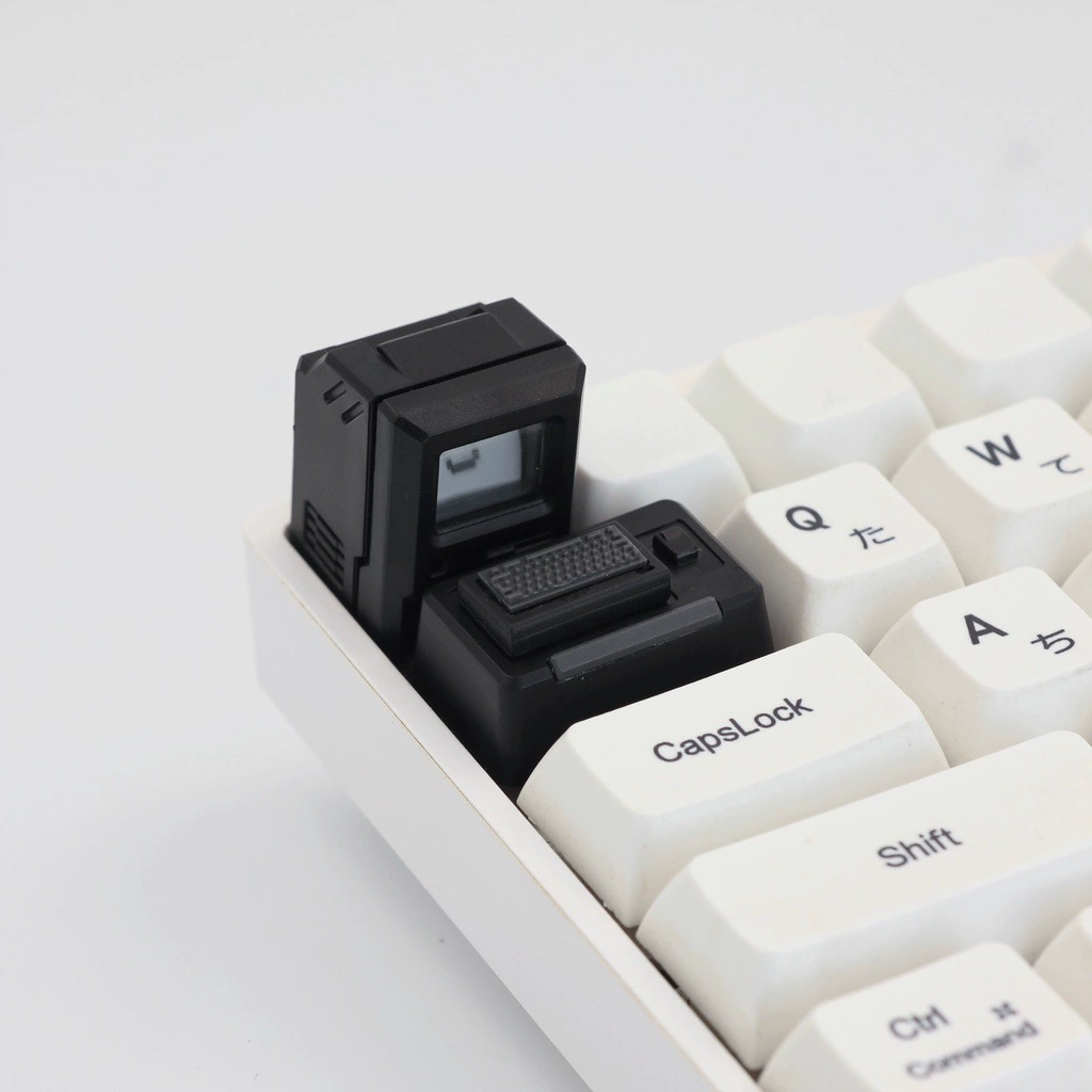 K-01 MAC клавиша FC красная и белая клавиша механической клавиатуры 80s mac Macintosh ретро характер прозрачная