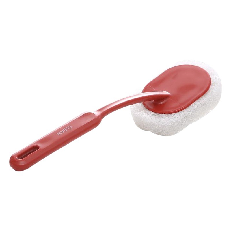 Baño mango largo esponja cepillo pared cepillo de limpieza bañera esponja cepillo piso azulejo cepillo esponja estropajo