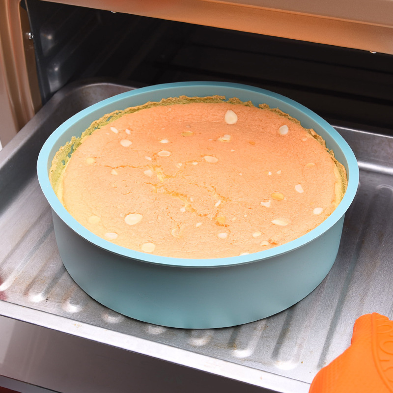 食品グレードの家庭用シリコーンチキンケーキ型ベーキングツールラウンドムースシリコーン型ケーキプレート型 DIY|undefined