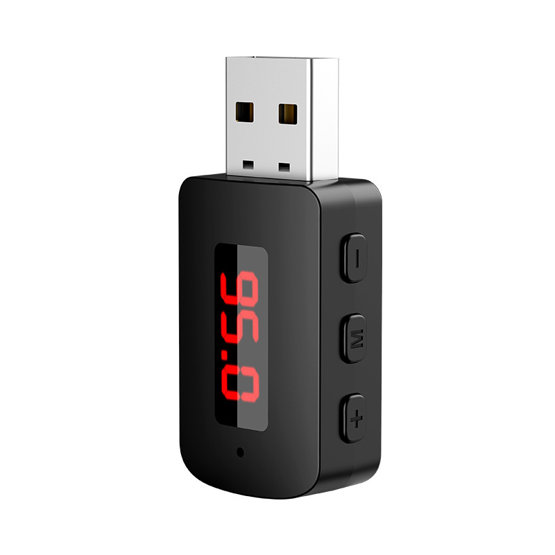 M10車載bluetooth 5.4ワイヤレスオーディオアダプタFMデジタルFMラジオUSBハンズフリー通話ナビゲーション|undefined