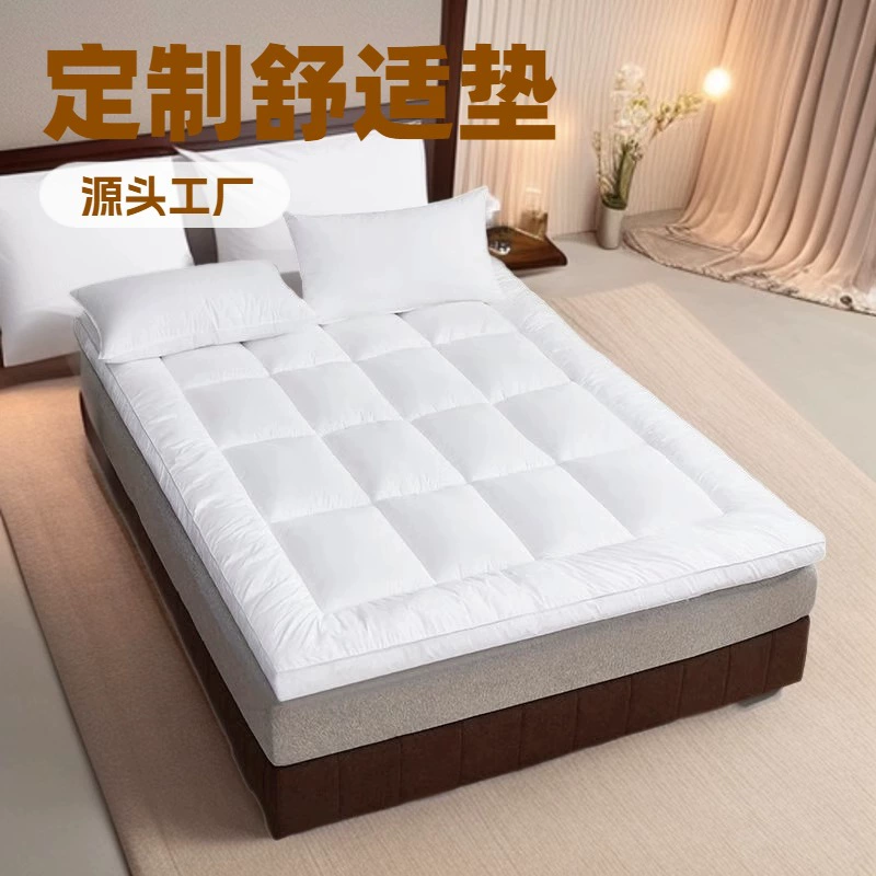 Пятизвездочный матрас для отелей, велюровый комфортный наматрасник для отелей и B&B, осенне-зимний, теплый, утолщенный, с эффектом "шерстяной" текстуры.