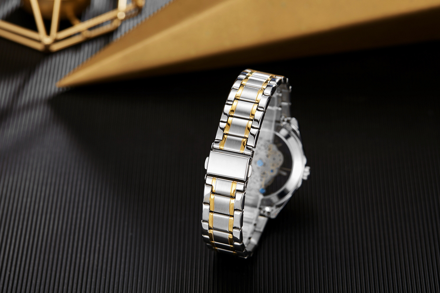 Automatic Mechanical Watch For Men Double Sided Skeleton Design_voghion.com