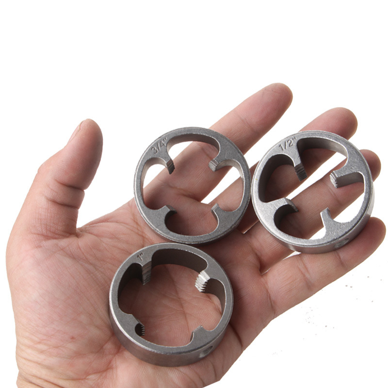 6PC PVC/NPT de plástico 60 ° de rosca de tubo cónico grifo morir juego manual grifo morir