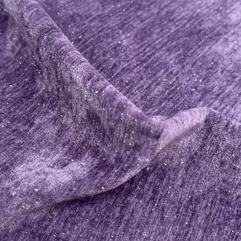 シルバー薄いベルベット光沢のあるシルクシェニール 280gsm 弾性快適な不浸透性の秋と冬のコートジャケットスーツ漢服生地|undefined