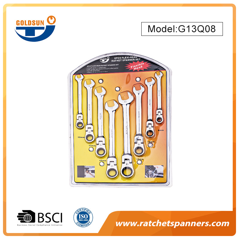 固定头快速棘轮扳手两用开口梅花扳手 自动扳手汽车维修五金工具