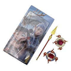 ネザ武器合金モデル Ao Bing 火尖銃指ジャイロモデル装飾品 15cm フィギュアおもちゃ送料無料