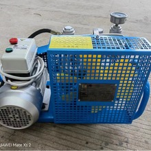 安航AH-100E空气呼吸器填充泵 空气压缩机100L消防潜水空气填充泵