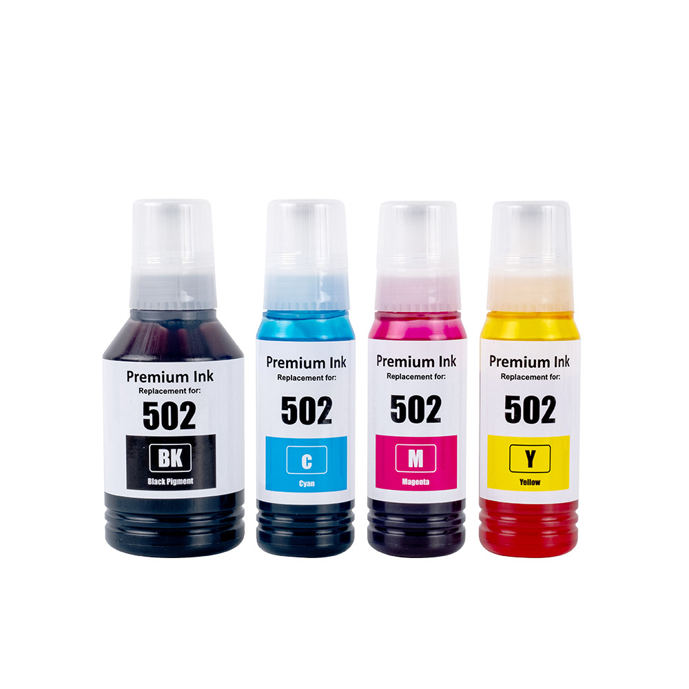 Zhongrun Cross-border compatible 502 504 524 tinta sudamericana pigmento relleno de tinta Epson impresora Epson image 6