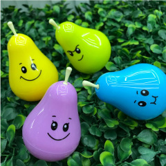 廠家直供卡通大鴨梨卷筆刀梨子削筆器可愛創意鉛筆刨學生文具批發