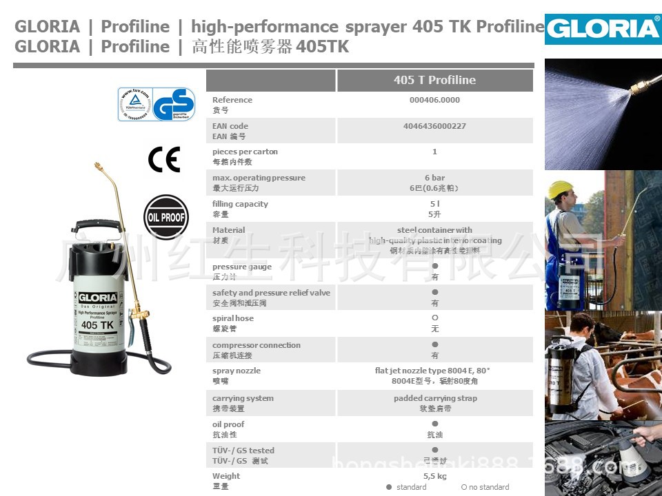 ¹ԭװGLORIAѹͻ405TKִͷ